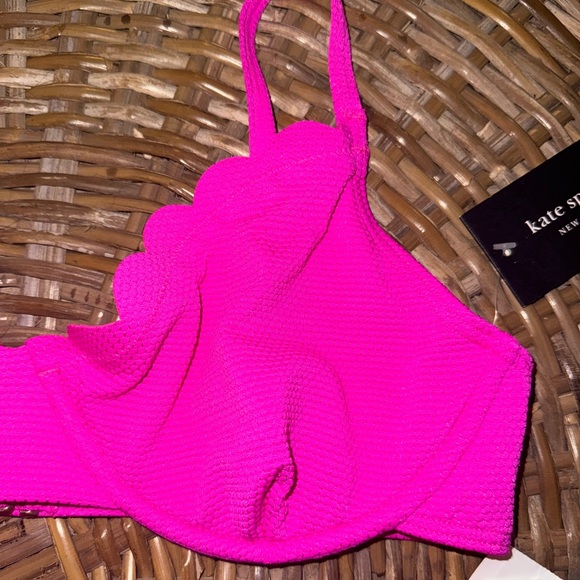 NWT ▪️ Kate Spade Scalloped Underwire Bikini Set - Picture 3 of 10
